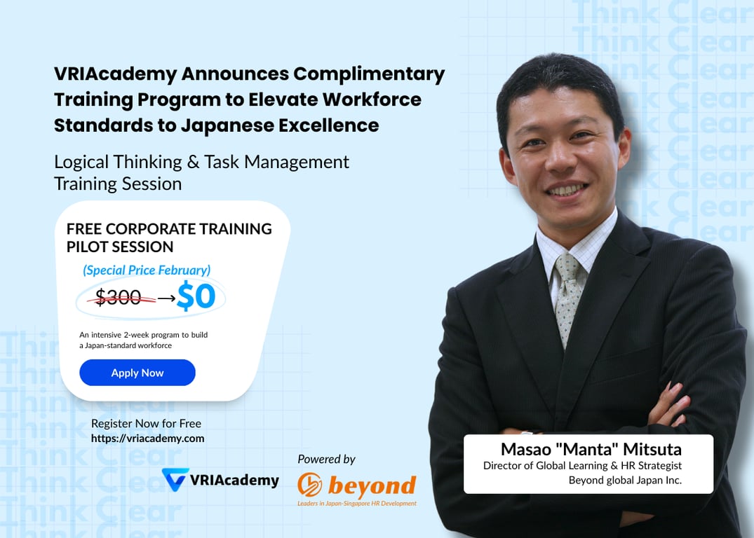VRIGroup Launches VRIAcademy, a Corporate Training Platform Inspired by Japanese Work Standards