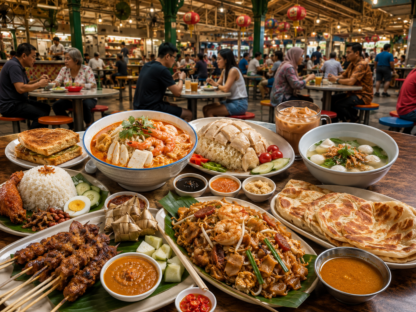 Famous Street Food in Singapore: From Satay to Laksa