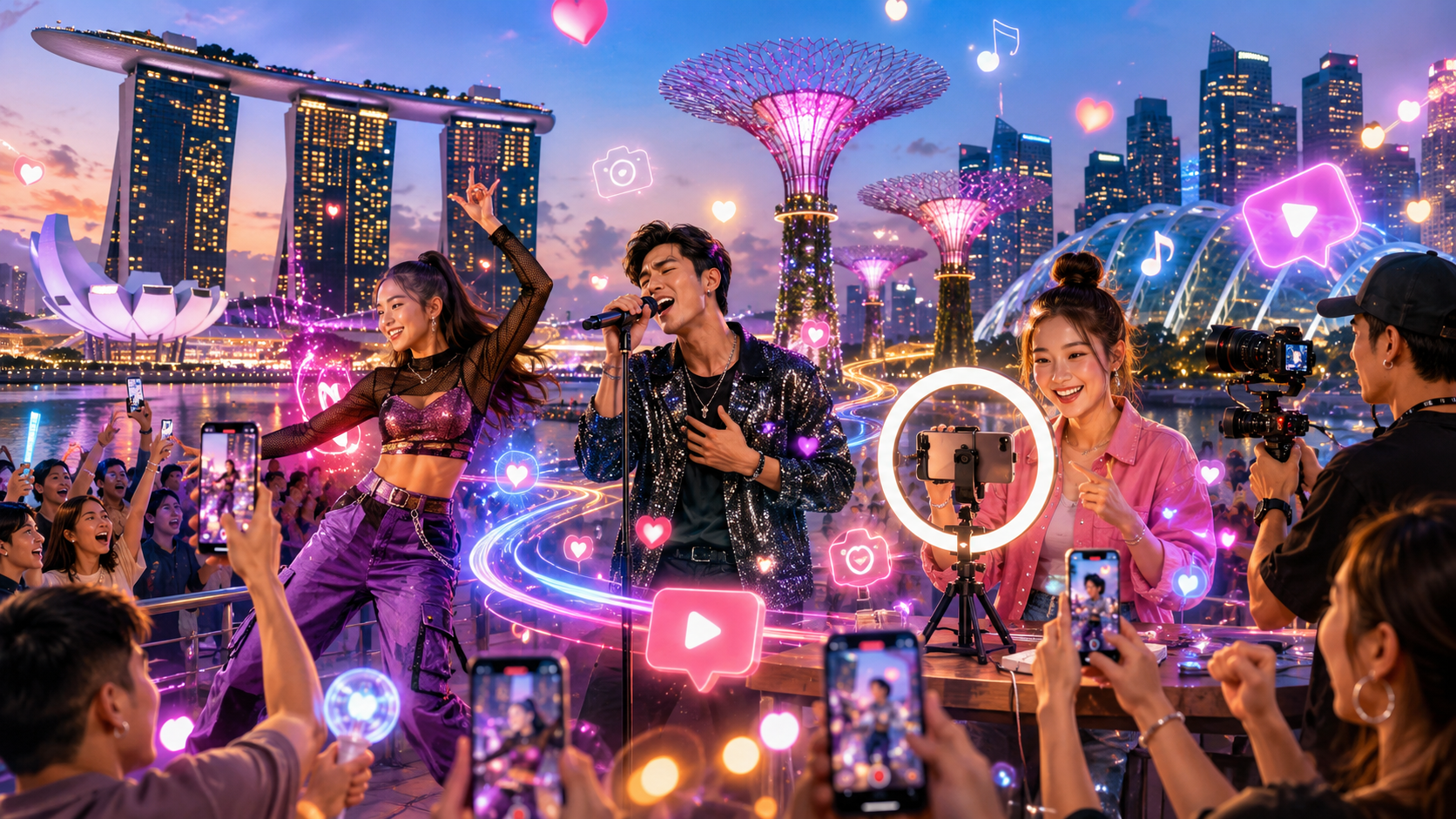 The Role of Social Media in Shaping Entertainment Trends in Singapore