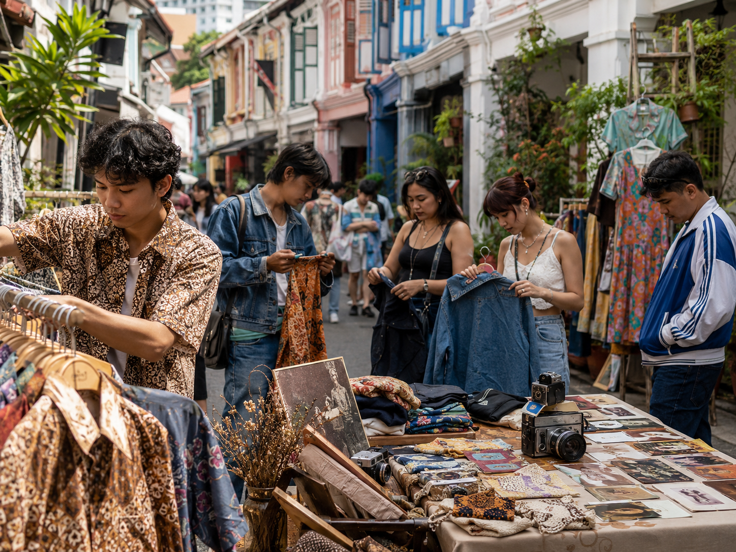 Haji Lane’s New Cultural Activists: How Singapore’s Vintage Communities Are Preserving Heritage Through Retro Fashion